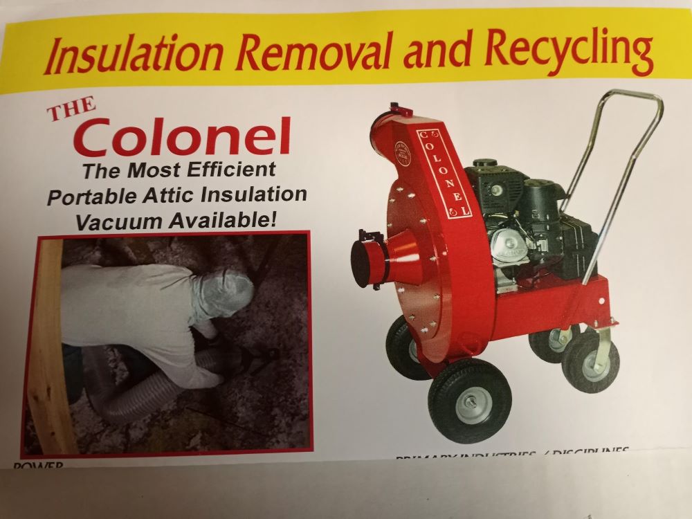 insulation removal and recycling